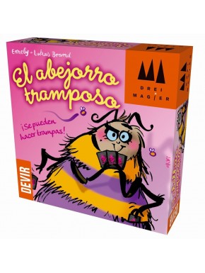 Caixa do jogo de tabuleiro El abejorro tramposo da Devir