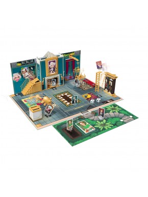 Tabuleiro e caixa do jogo La Herencia de Tía Ágata