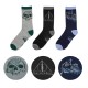 Set 3 pares de calcetines Harry Potter Reliquias de la Muerte