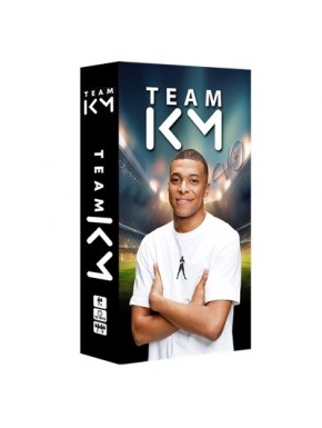 Boîte du jeu de société Team KM avec image de joueur