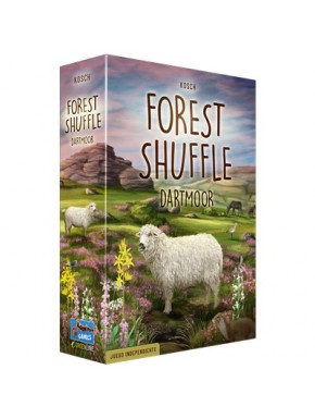 Caixa do jogo de tabuleiro Forest Shuffle Dartmoor