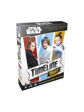 Boîte du jeu de cartes Timeline Twist Star Wars.