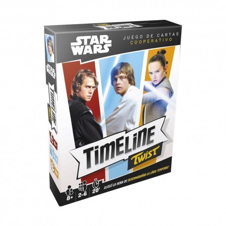 Boîte du jeu de cartes Timeline Twist Star Wars.