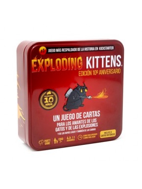 Caixa edição 10º aniversário Exploding Kittens