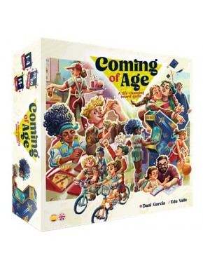 Caixa do jogo de tabuleiro Coming of Age