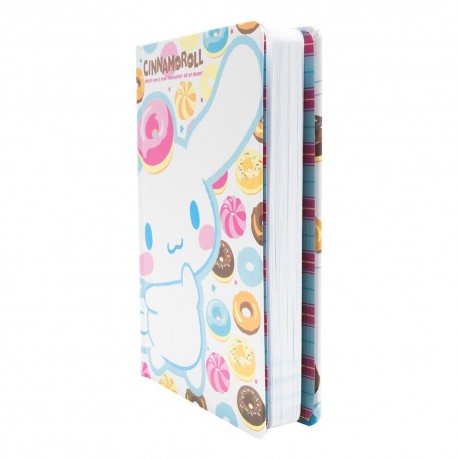 Bloc-notes Sanrio Cinnamoroll avec donuts, format A5
