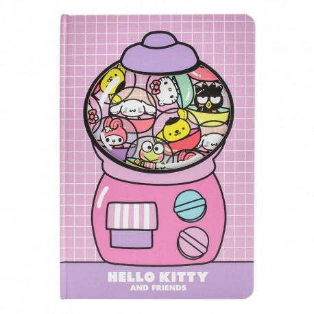 Bloc-notes Hello Kitty A5 avec design machine à bonbons