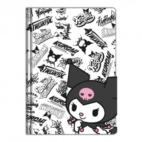 Bloc de notas A5 Kuromi Sanrio diseño oficial
