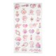 Set d'autocollants My Melody Sanrio en rose et lilas