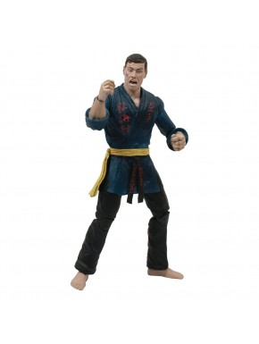 Figura de Jean-Claude Van Damme con gi azul de 18 cm