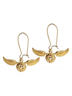 Pendientes Snitch Dorada de Harry Potter