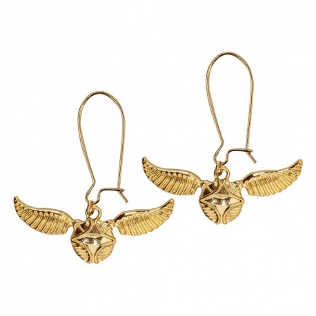 Pendientes Snitch Dorada de Harry Potter