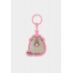 Llavero de caucho Pusheen de color rosa