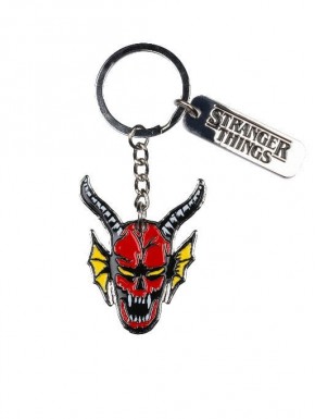 Llavero Devil Stranger Things con etiqueta