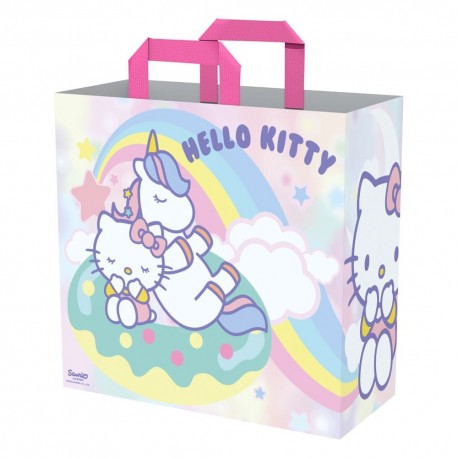 Sac Hello Kitty avec poney et arc-en-ciel