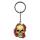 Llavero Alchemy Skull con calavera y llamas