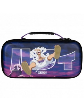 Bolsa de transporte One Piece Switch 2 com design roxo