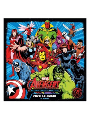 Portada del Calendario Marvel 2024 Avengers