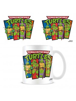 Taza Tortugas Ninja It's Ninja Time con diseño colorido