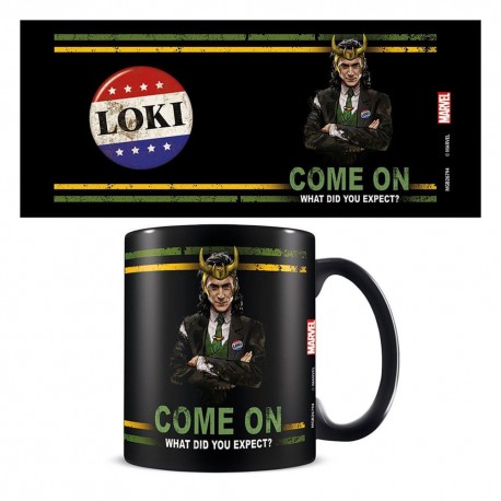 Caneca de cerâmica Loki com design Marvel