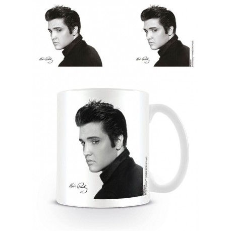 Mug en céramique avec portrait d'Elvis Presley
