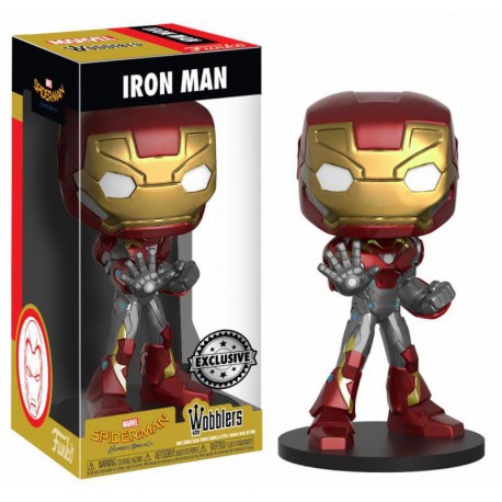 Funko Wacky Wobbler Iron Man Spiderman Homecoming Marvel