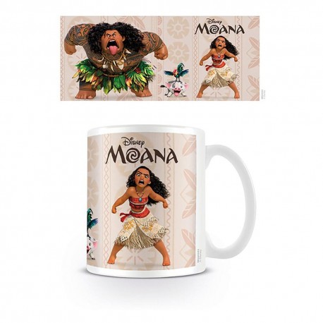 Taza de cerámica Moana con personajes de Disney