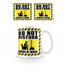 Caneca de Cerâmica Gamer at Work 'Do Not Disturb' 0,315 Litros