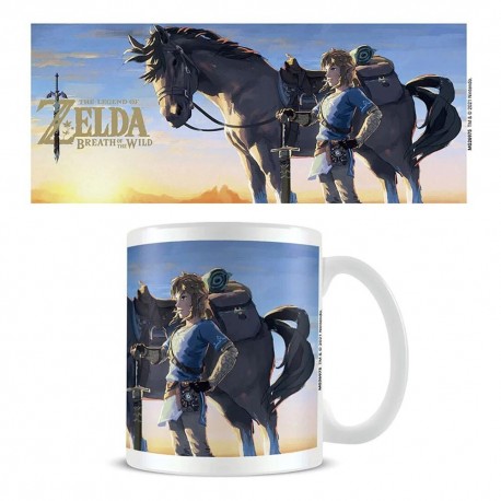 Caneca The Legend of Zelda com Link e cavalo