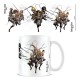 Taza de cerámica de Attack on Titan con personajes