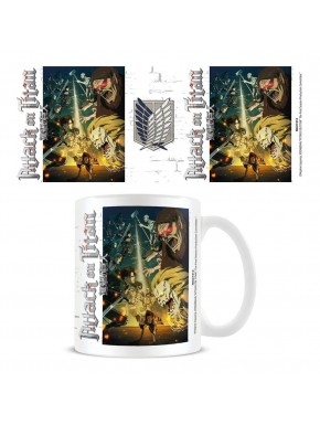 Taza Attack on Titan con Escuadrón de Operaciones Especiales