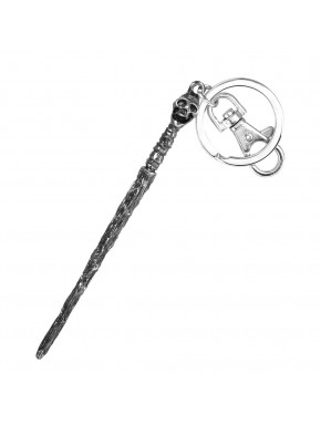 Llavero metálico varita Mortífago Harry Potter