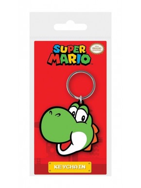 Llavero de caucho Yoshi de Super Mario