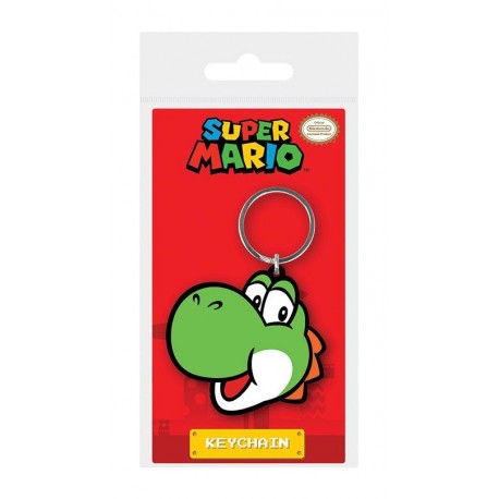 Llavero de caucho Yoshi de Super Mario