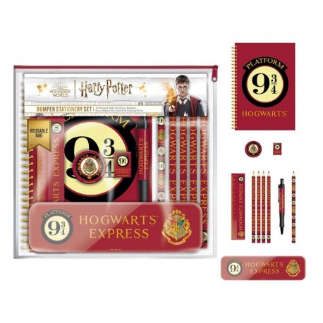 Juego de papelería Harry Potter Andén 9 3/4 con 11 piezas