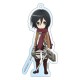 Llavero holográfico de Mikasa de Attack on Titan