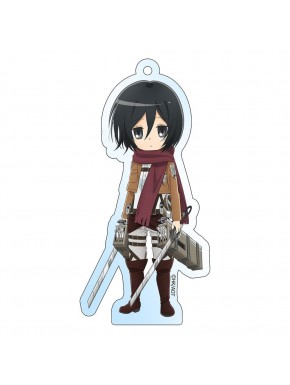 Llavero holográfico de Mikasa de Attack on Titan