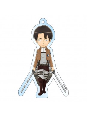 Llavero holográfico de Levi de Attack on Titan, 8 cm