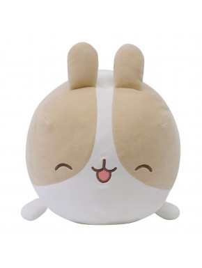 Pelúcia Molang Pinco 40 cm marrom e branco