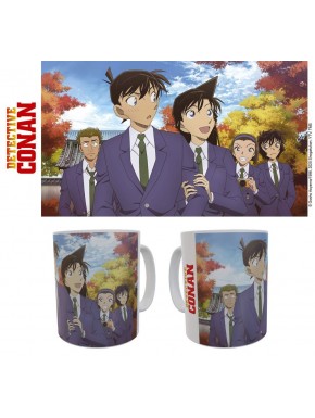 Taza de cerámica Detective Conan con Shinichi y Ran