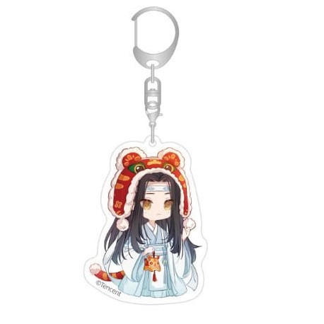 Llavero de acrílico Lan Wangji estilo chibi 7 cm