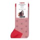 Chaussettes Nezuko Kamado Demon Slayer rose et rouge