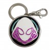 Chaveiro metálico Spider-Gwen Marvel Comics 5 cm