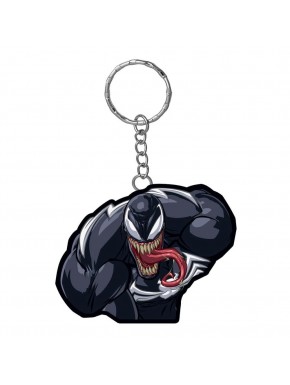 Llavero de caucho Marvel Venom con diseño oficial