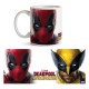Taza de cerámica Marvel con Deadpool y Wolverine