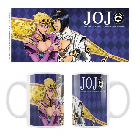 Taza cerámica de Giorno y Bruno en JoJo's Bizarre Adventure