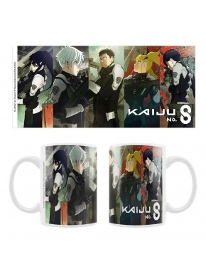 Taza de cerámica con personajes de Kaiju No. 8