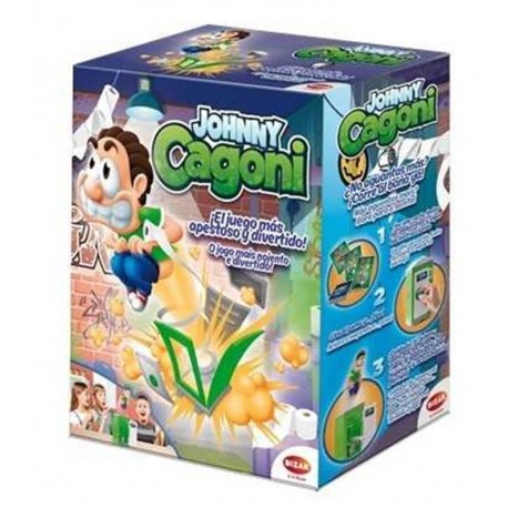 Caja y componentes del juego Johnny Cagoni