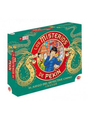 Caja del juego de mesa Los Misterios de Pekín con dragones