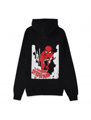 Sudadera negra con capucha de Spider-Man de Marvel